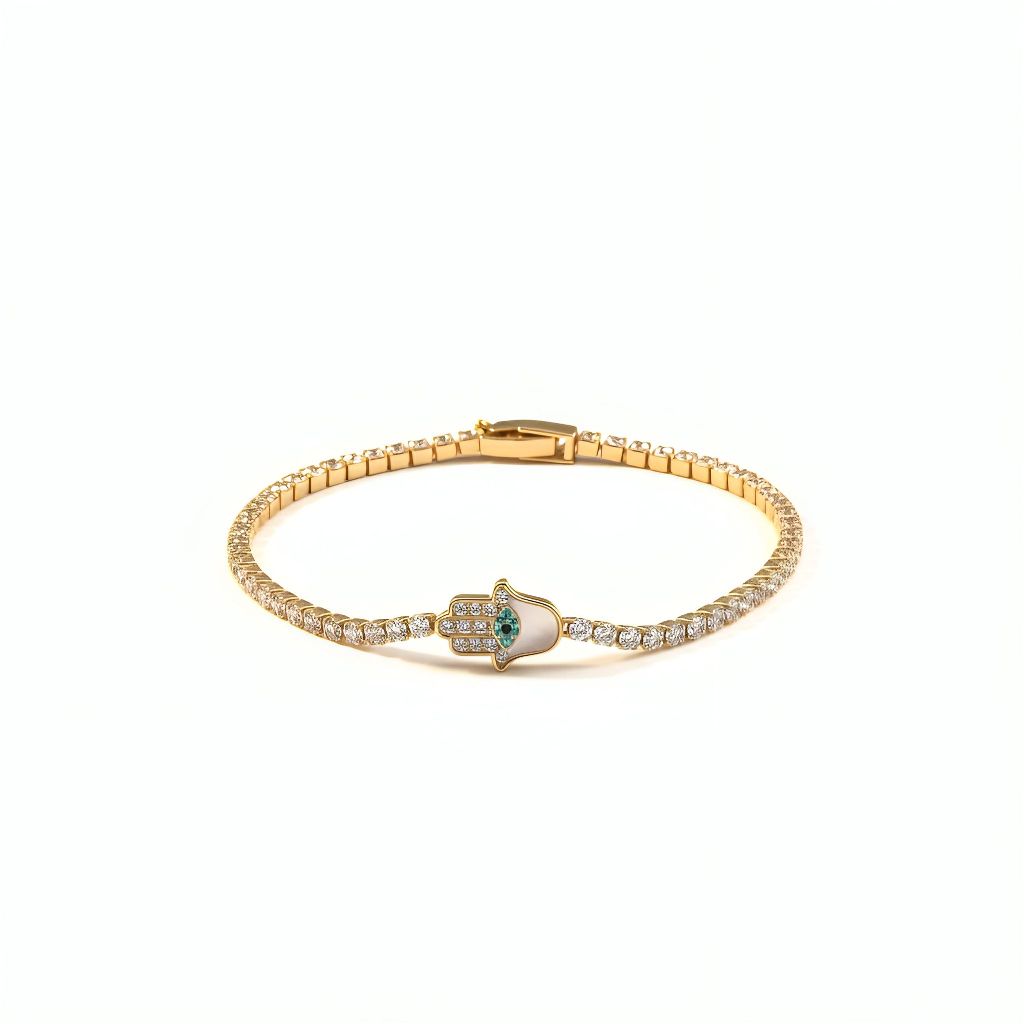 Lumière Hamsa Tennis Bracelet