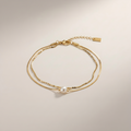 Perle Élégante Bracelet | 18K Gold-Plated